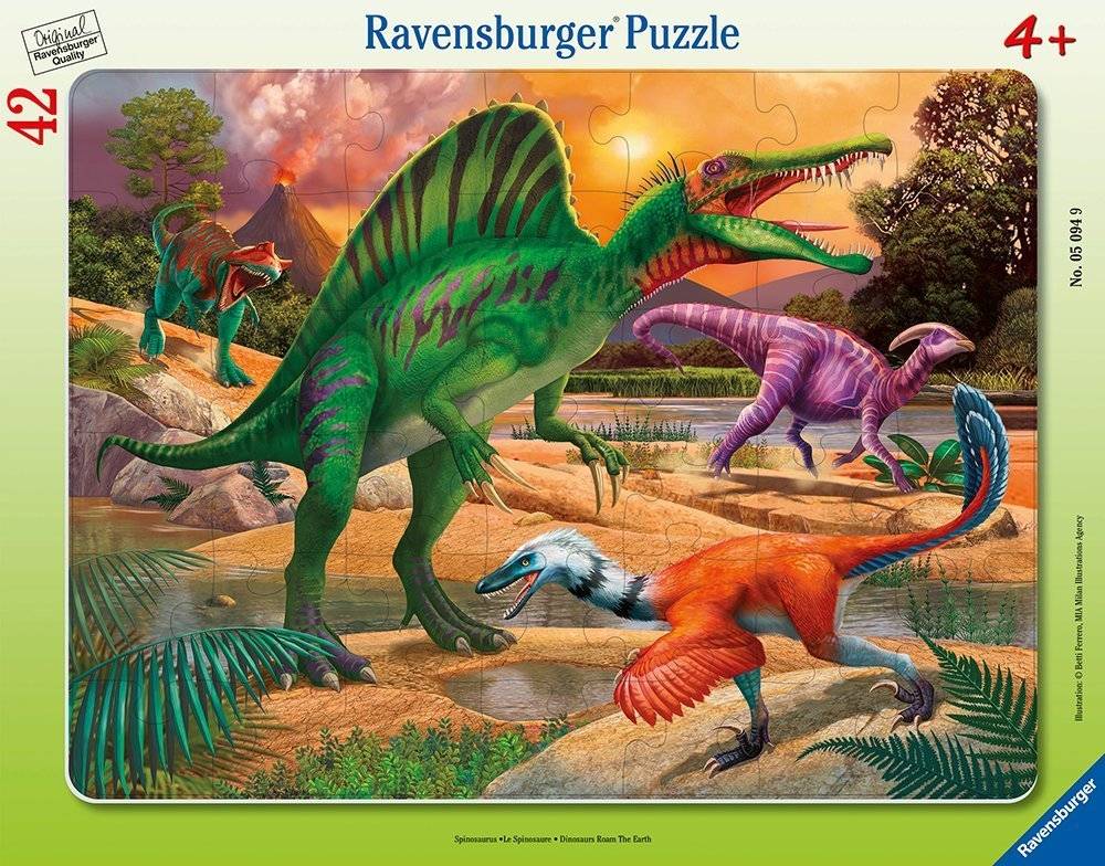 ΣΠΙΝΟΣΑΥΡΟΣ RAVENSBURGER ΠΑΖΛ ΚΑΡΤΕΛΑ 42ΤΜΧ RAVENSBURGER
