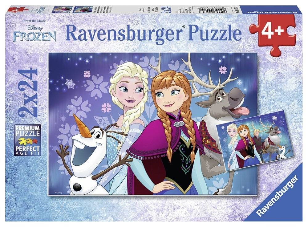 ΨΥΧΡΑ - ΑΝΑΠΟΔΑ -ΤΟ ΒΟΡΕΙΟ ΣΕΛΑΣ RAVENSBURGER 2Χ24 48ΤΜΧ