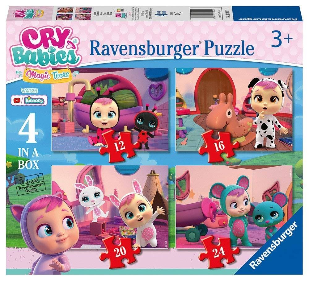 RAVENSBURGER CRY BABIES RAVENSBURGER 4 ΣΕ 1 (12-16-20-24) 72ΤΜΧ