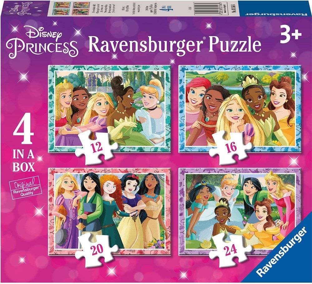 ΠΡΙΓΚΙΠΙΣΣΕΣ RAVENSBURGER 4 ΣΕ 1 (12-16-20-24) 72ΤΜΧ RAVENSBURGER