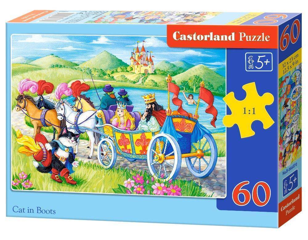 ΠΑΖΛ CASTORLAND CAT IN BOOTS 60ΤΜΧ CASTORLAND