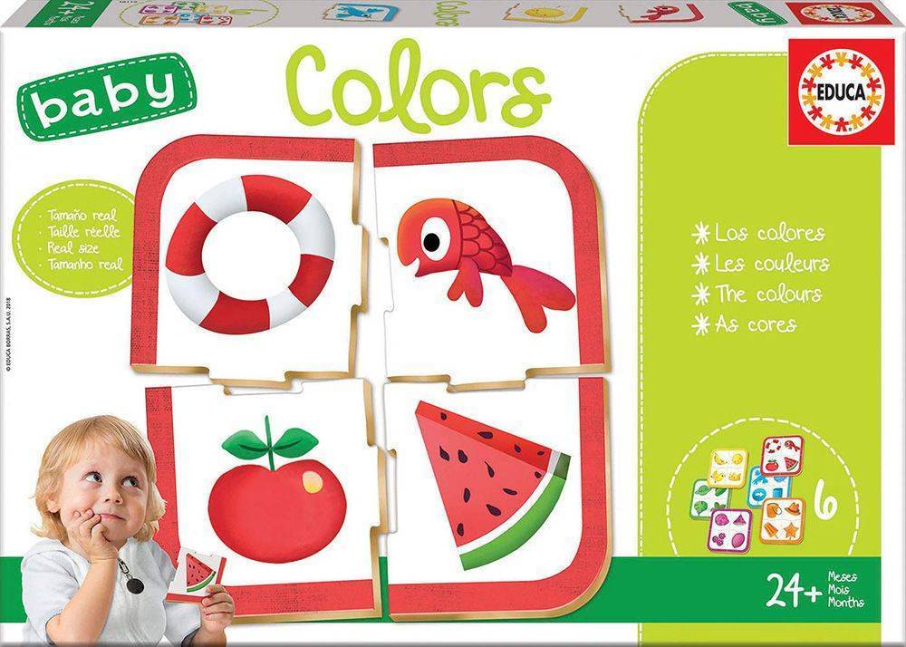 ΠΑΖΛ EDUCA BABY COLORS 6 ΚΟΜΜΑΤΙΑ (18119) EDUCA