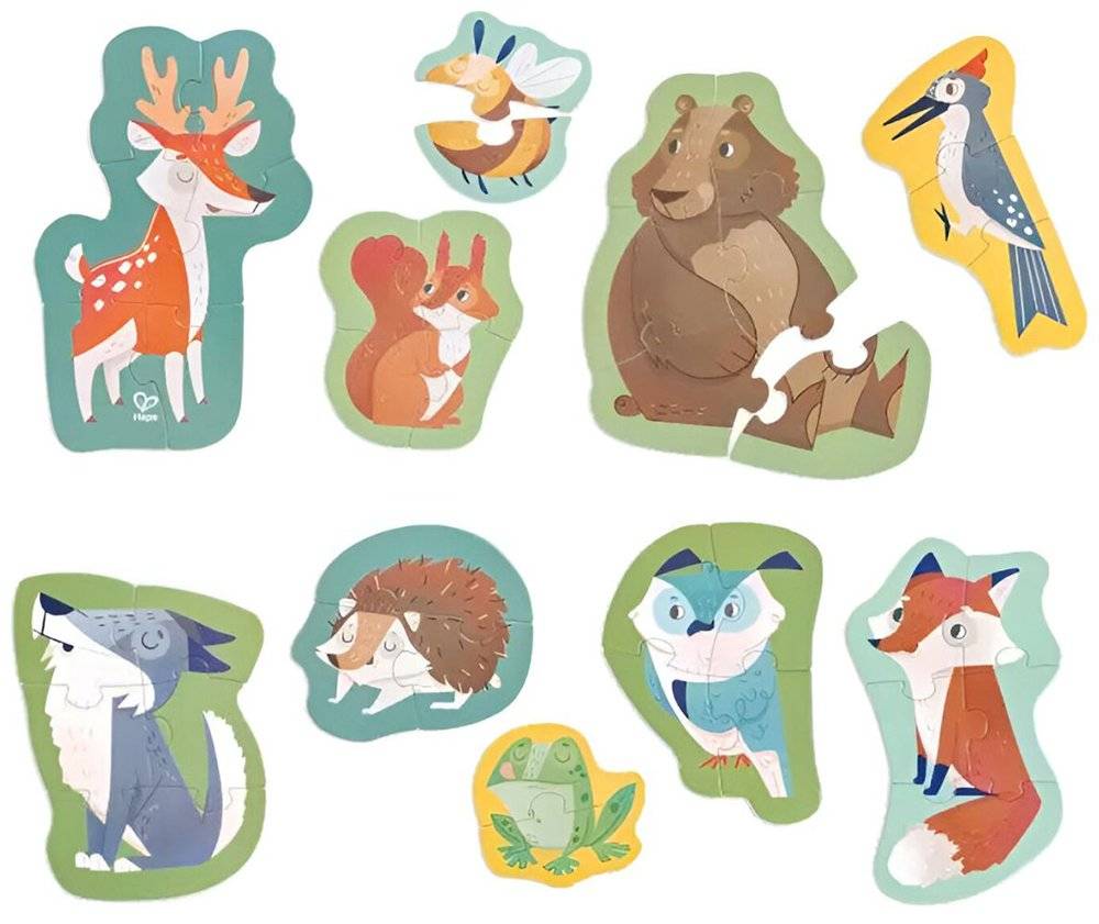 ΠΑΖΛ ΤΑ ΖΩΑ ΤΟΥ ΔΑΣΟΥΣ HAPE WOODLAND FRIENDS PUZZLE