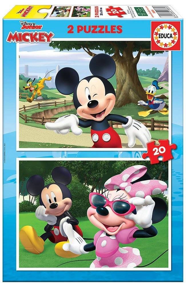 EDUCA PUZZLE MICKEY - FRIENDS 2X20TMX (Π.018.884)