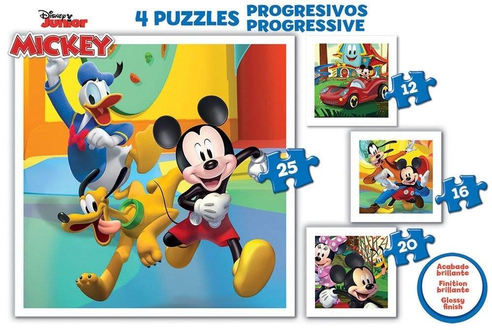ΠΑΖΛ EDUCA MICKEY - FRIENDS 6-9-12-16TMX