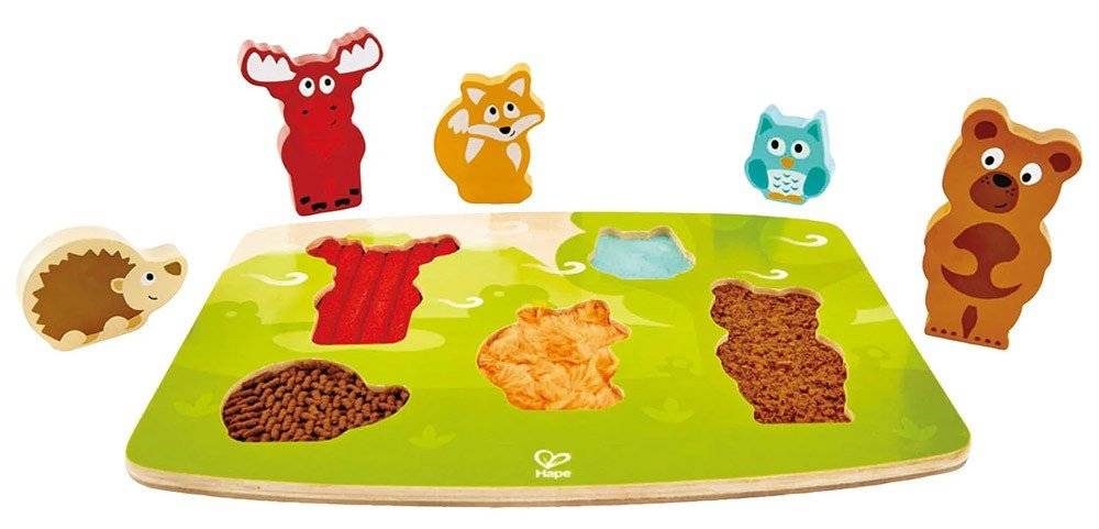 HAPE HAPPY PUZZLES ΞΥΛΙΝΟ ΠΑΖΛ ΑΓΡΙΑ ΖΩΑ FOREST PUZZLE HAPE