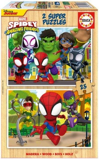 ΠΑΖΛ EDUCA SPIDEY - HIS AMAZING FRIENDS 2X25 TMX (19289) EDUCA