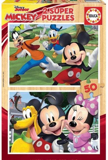EDUCA ΠΑΖΛ EDUCA MICKEY - FRIENDS 2X50 TMX (18880)