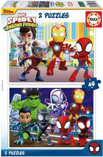 ΠΑΖΛ EDUCA SPIDEY - HIS AMAZING FRIENDS 2X48 96TMX (19678)