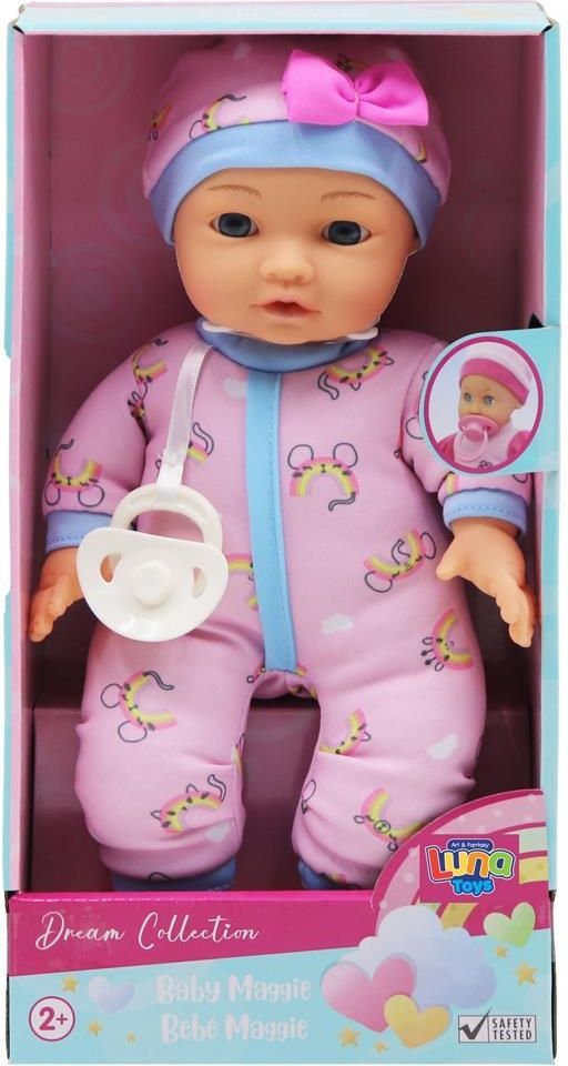 ΚΟΥΚΛΑ ΜΩΡΟ LUNA MAGGIE ΣΕ 3 ΣΧΕΔΙΑ LUNA