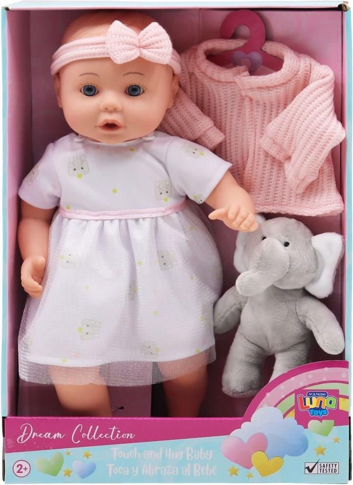 ΚΟΥΚΛΑ ΜΩΡΟ LUNA ΜΕ ΖΑΚΕΤΑ ΚΑΙ ΖΩΑΚΙ ΣΕ 2 ΣΧΕΔΙΑ LUNA