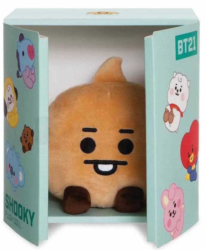 BT21 ΛΟΥΤΡΙΝΟ ΚΟΥΚΛΑΚΙ BT21 BABY SHOOKY ΣΕ ΣΥΣΚΕΥΑΣΙΑ ΔΩΡΟΥ (20 ΕΚ.)