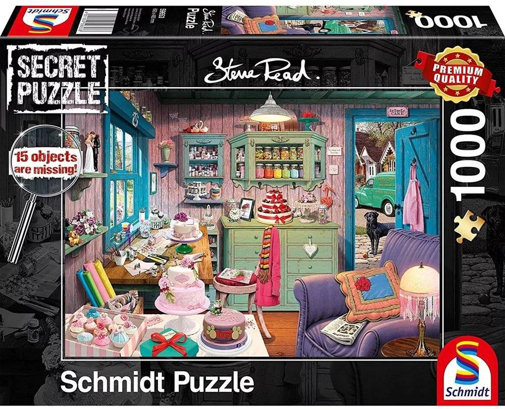 SECRET PUZZLE ΤΟ ΔΩΜΑΤΙΟ ΤΗΣ ΓΙΑΓΙΑΣ- STEVE READ SCHMIDT 1000 ΚΟΜΜΑΤΙΑ (59653)