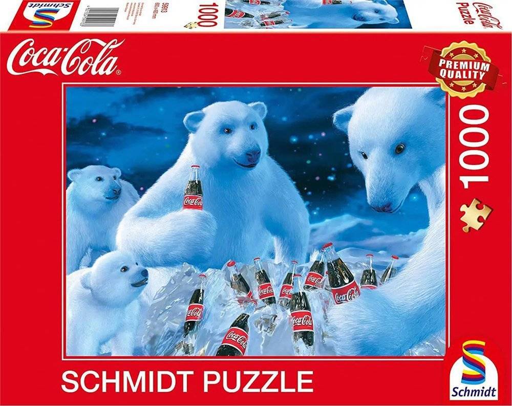 COCA COLA - POLAR BEARS SCHMIDT 1000 KOMMATIA (59913) SCHMIDT