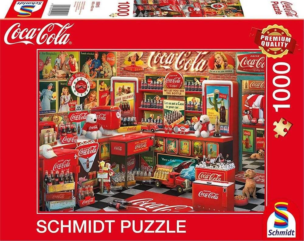 COCA COLA - NOSTALGIA SHOP SCHMIDT 1000 KOMMATIA (59915) SCHMIDT