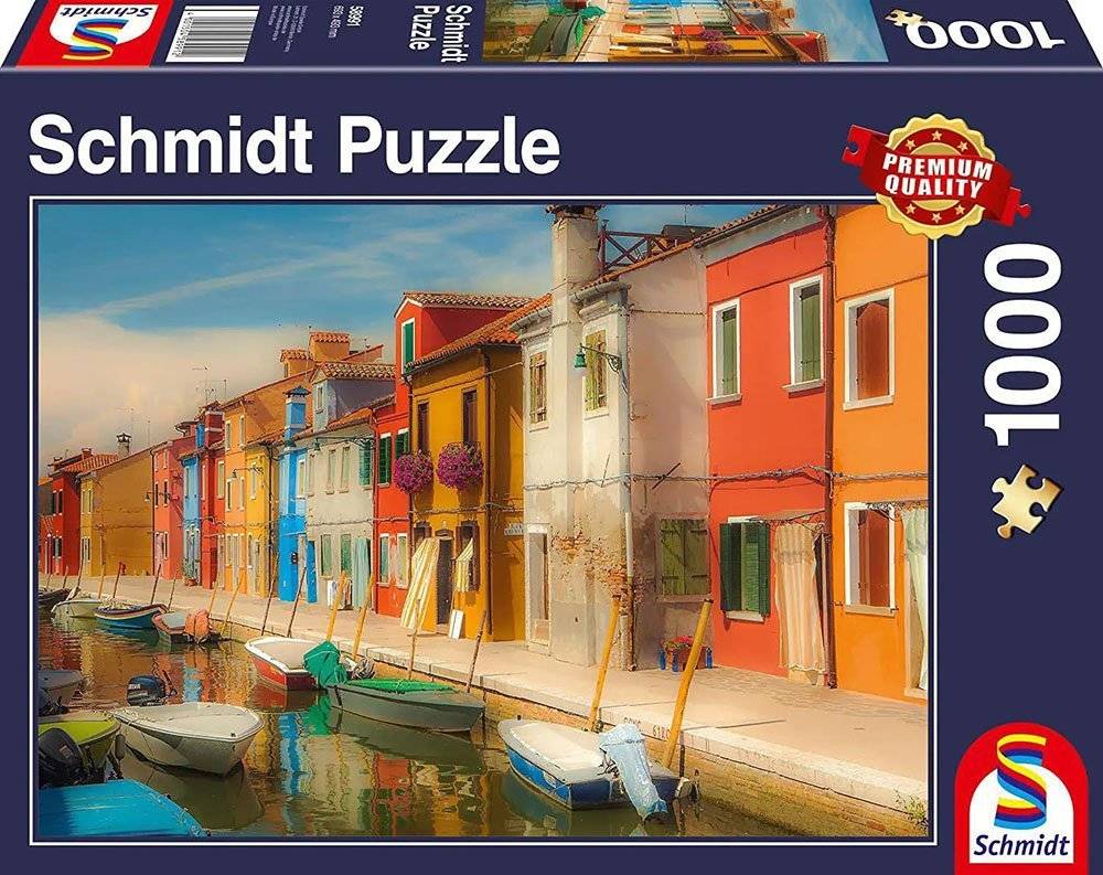 SCHMIDT BRIGHT HOUSES ON THE ISLAND OF BURANO SCHMIDT 1000 ΚΟΜΜΑΤΙΑ (58991)