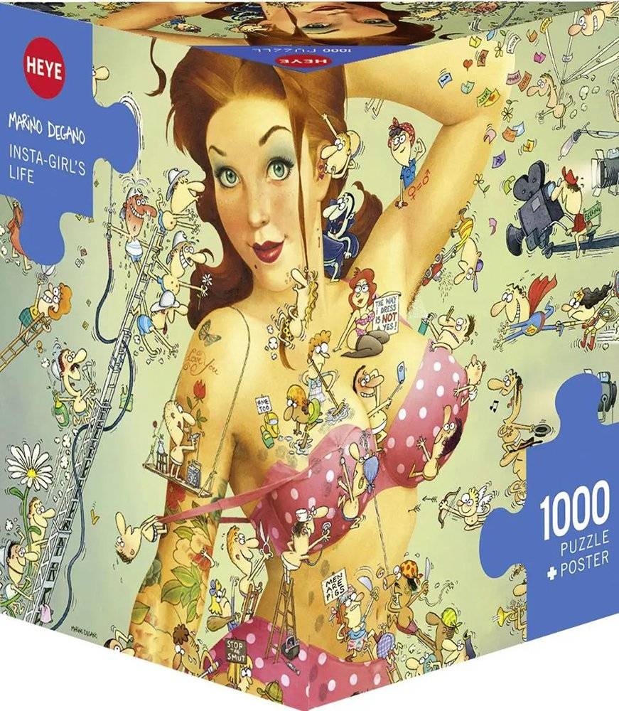 DEGANO INSTA GIRL&amp;#039;S LIFE HEYE 1000 ΚΟΜΜΑΤΙΑ ΤΡΙΓΩΝΟ ΚΟΥΤΙ (29992)