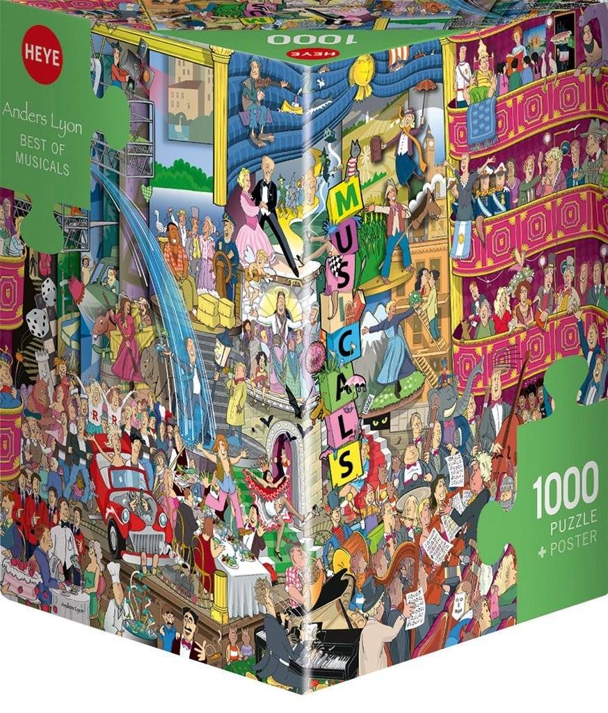 LYON BEST OF MUSICALS HEYE 1000 ΚΟΜΜΑΤΙΑ ΤΡΙΓΩΝΟ ΚΟΥΤΙ (30044)