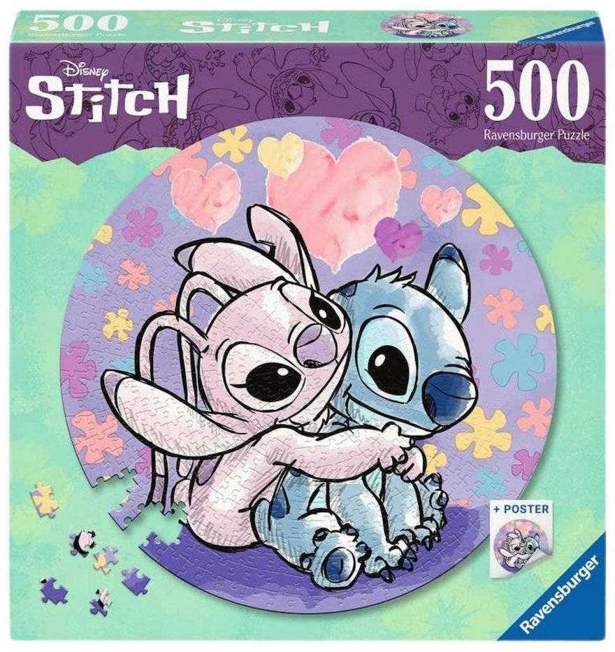 DISNEY STITCH AND ANGEL RAVENSBURGER 500 ΚΟΜΜΑΤΙΑ