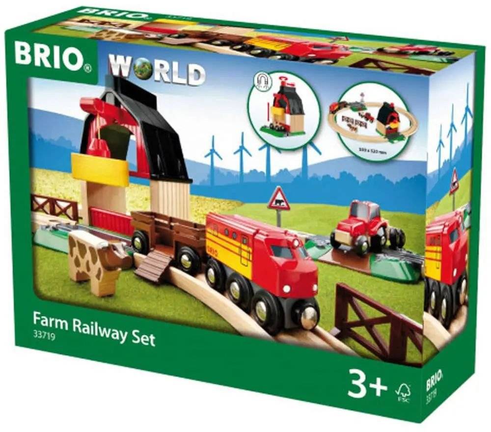 BRIO ΣΙΔΗΡΟΔΡΟΜΙΚΟ ΣΕΤ BRIO ΦΑΡΜΑ 20ΤΜΧ (33719)