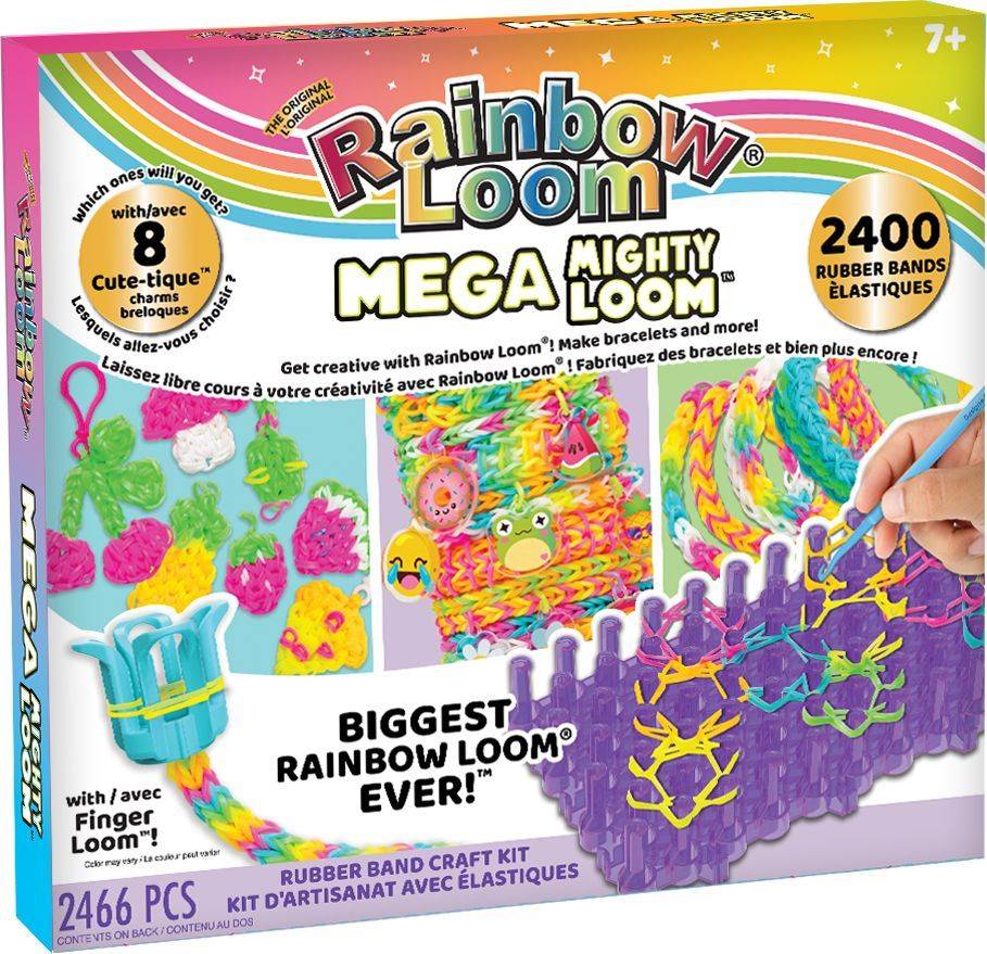 ΑΡΓΑΛΕΙΟΣ MEGA MIGHTY RAINBOW LOOM RAINBOW LOOM