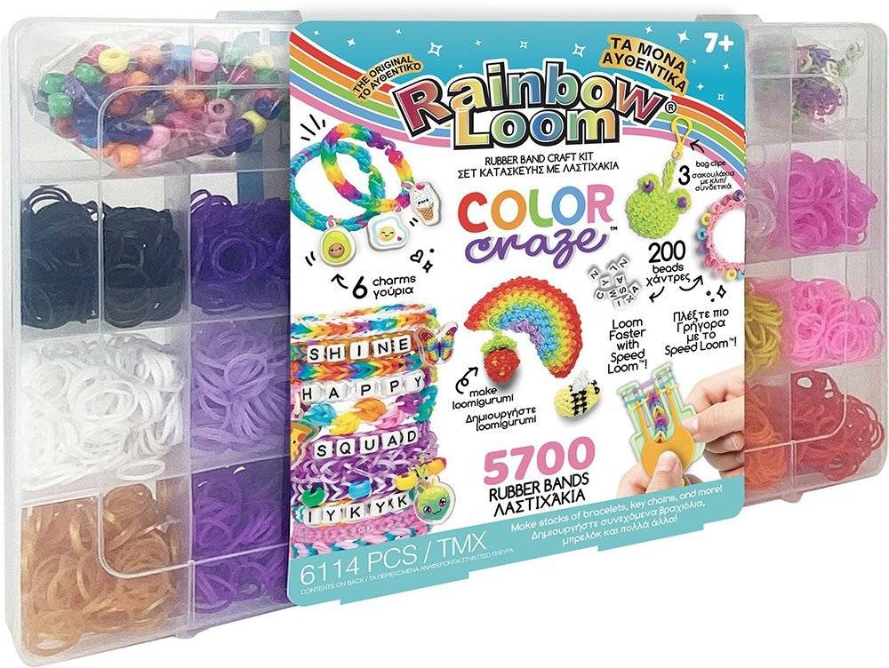 ΣΕΤ COLOR CRAZE RAINBOW LOOM RAINBOW LOOM