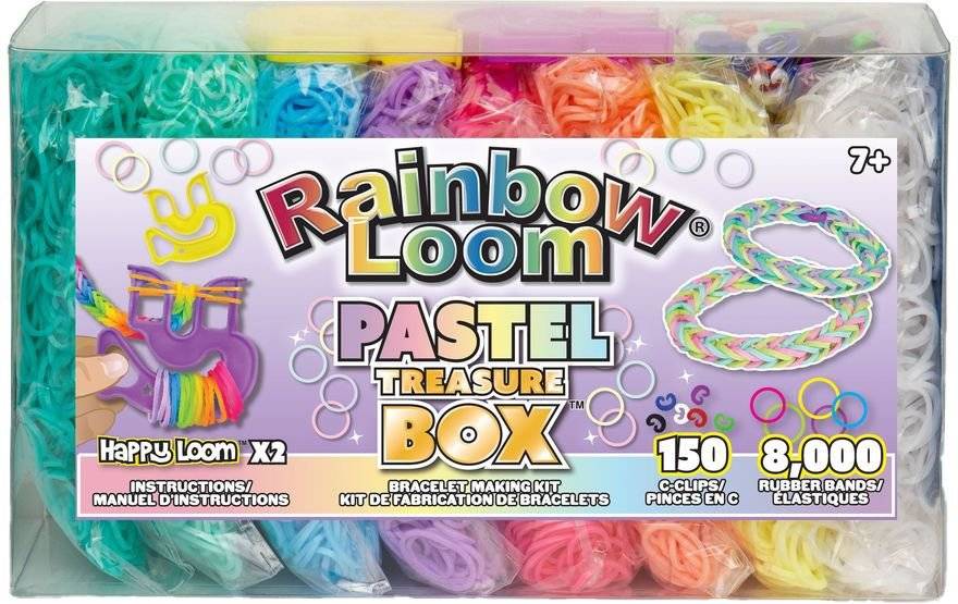 PASTEL TREASURE BOX RAINBOW LOOM RAINBOW LOOM