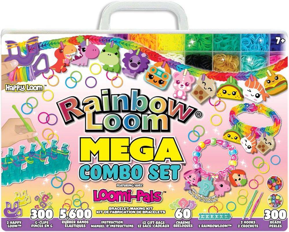 RAINBOW LOOM LOOMI-PALS MEGA COMBO BRACELET RAINBOW LOOM