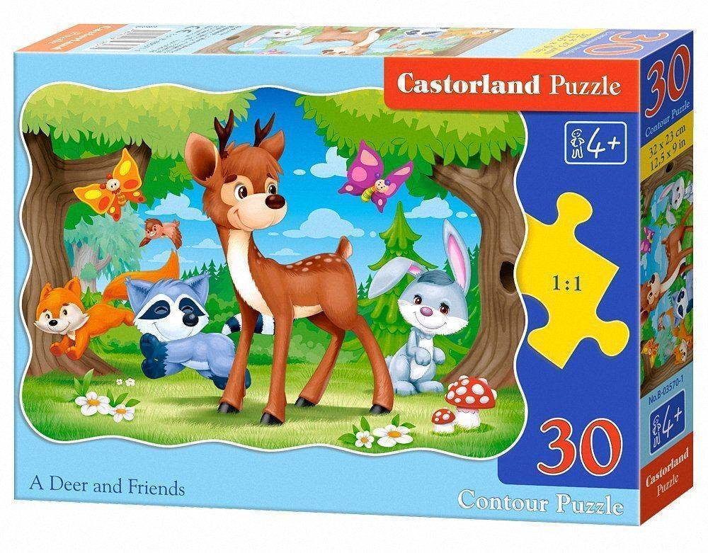 ΠΑΖΛ CASTORLAND A DEER AND FRIENDS 30TMX CASTORLAND