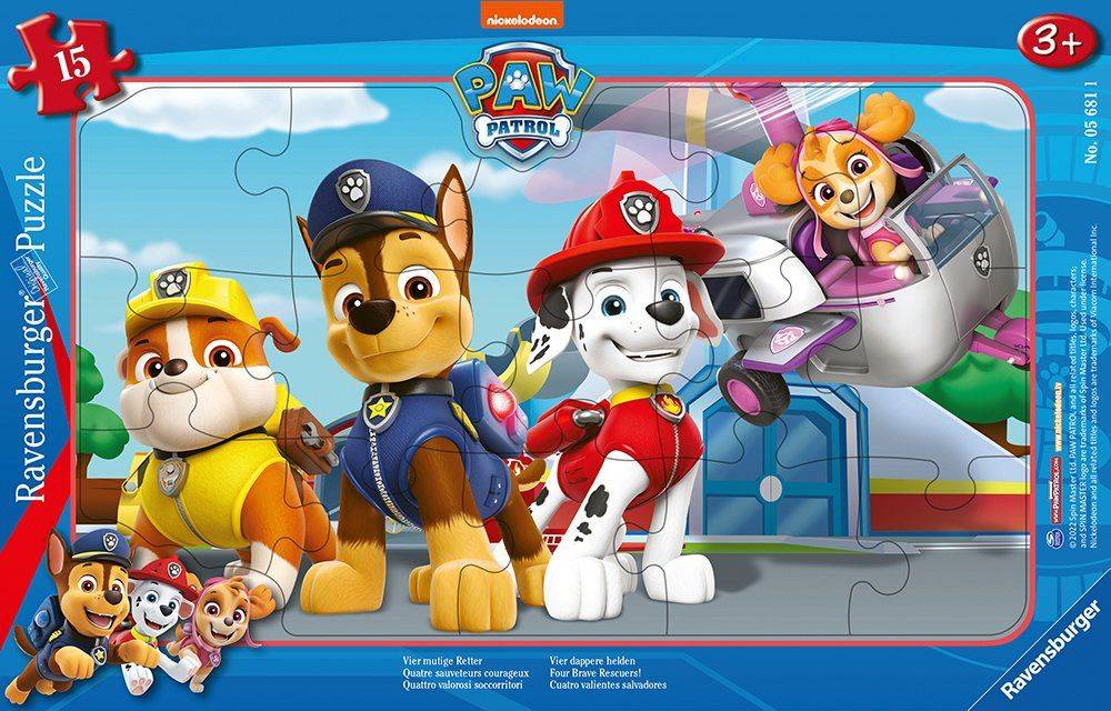 PAW PATROL RAVENSBURGER ΠΑΖΛ ΚΑΡΤΕΛΑ 15ΤΜΧ RAVENSBURGER