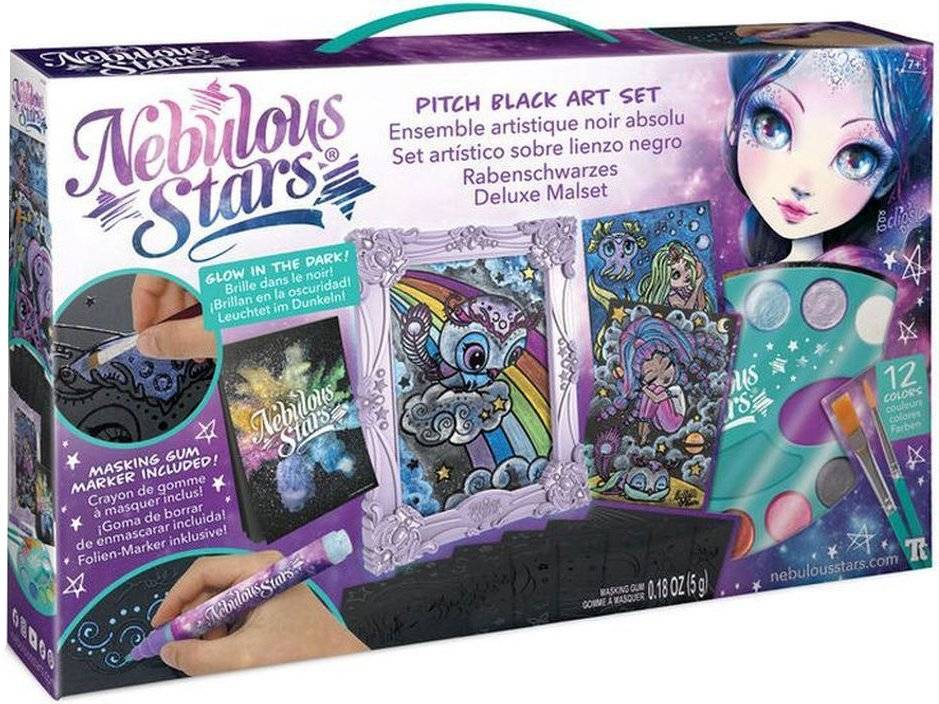 PITCH BLACK ART SET NEBULOUS STARS