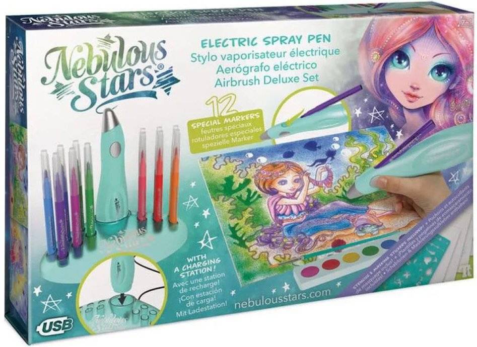 DELUXE SET ELECTRIC SPRAY PEN NEBULOUS STARS