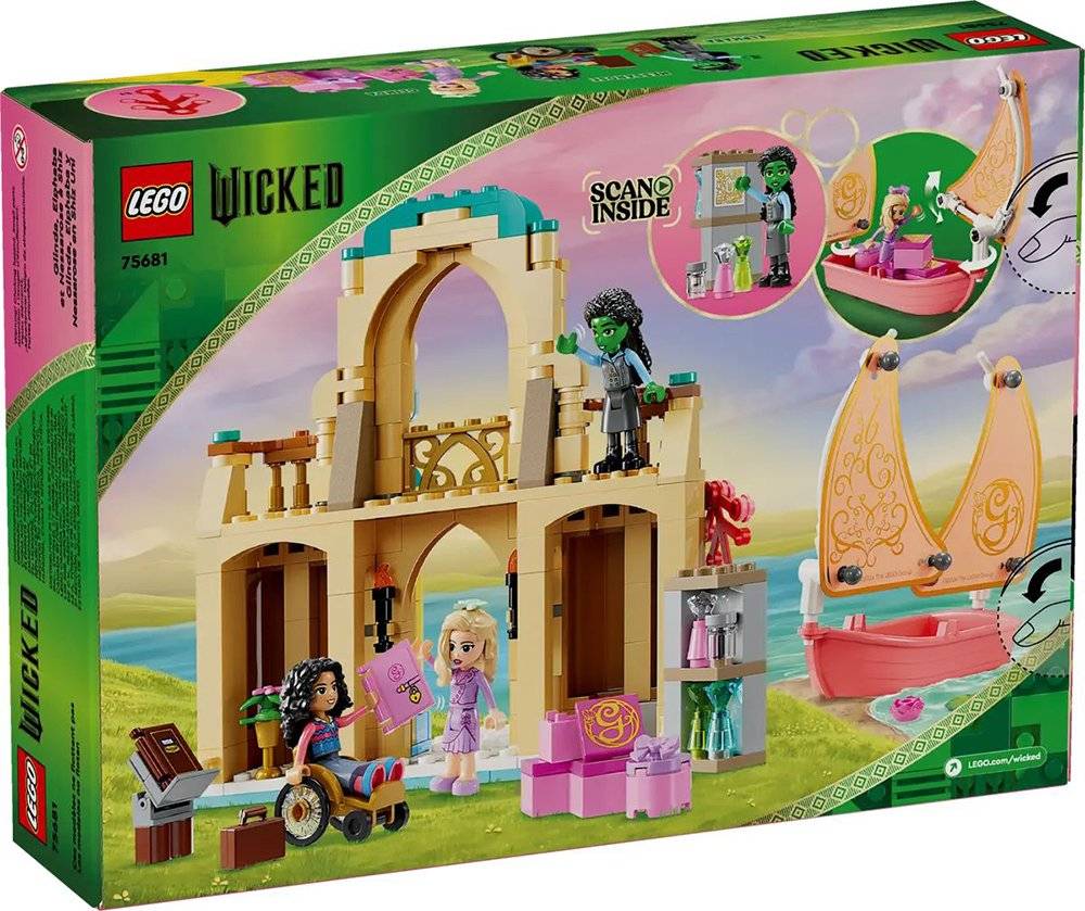 LEGO GLINDA, ELPHABA - NESSAROSE AT SHIZ UNIV (75681)
