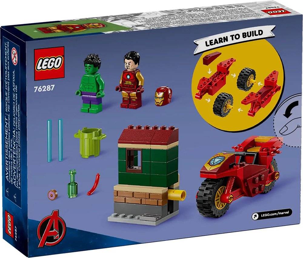 LEGO LEGO IRON MAN WITH BIKE AND THE HULK (76287)