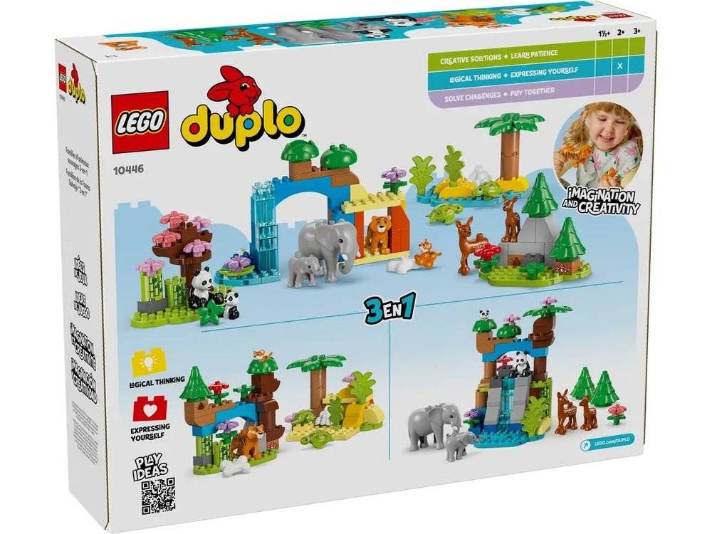 LEGO DUPLO 3IN1 WILD ANIMAL FAMILIES (10446) LEGO