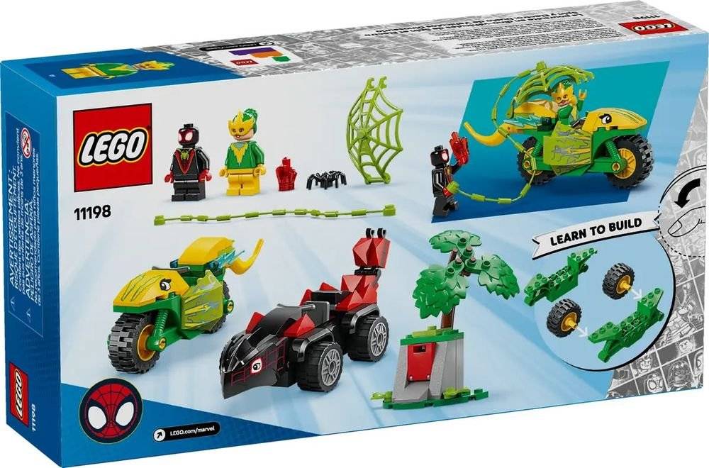 LEGO SPIN AND ELECTRO DINOSAUR VEHICLE CHASE (11198)
