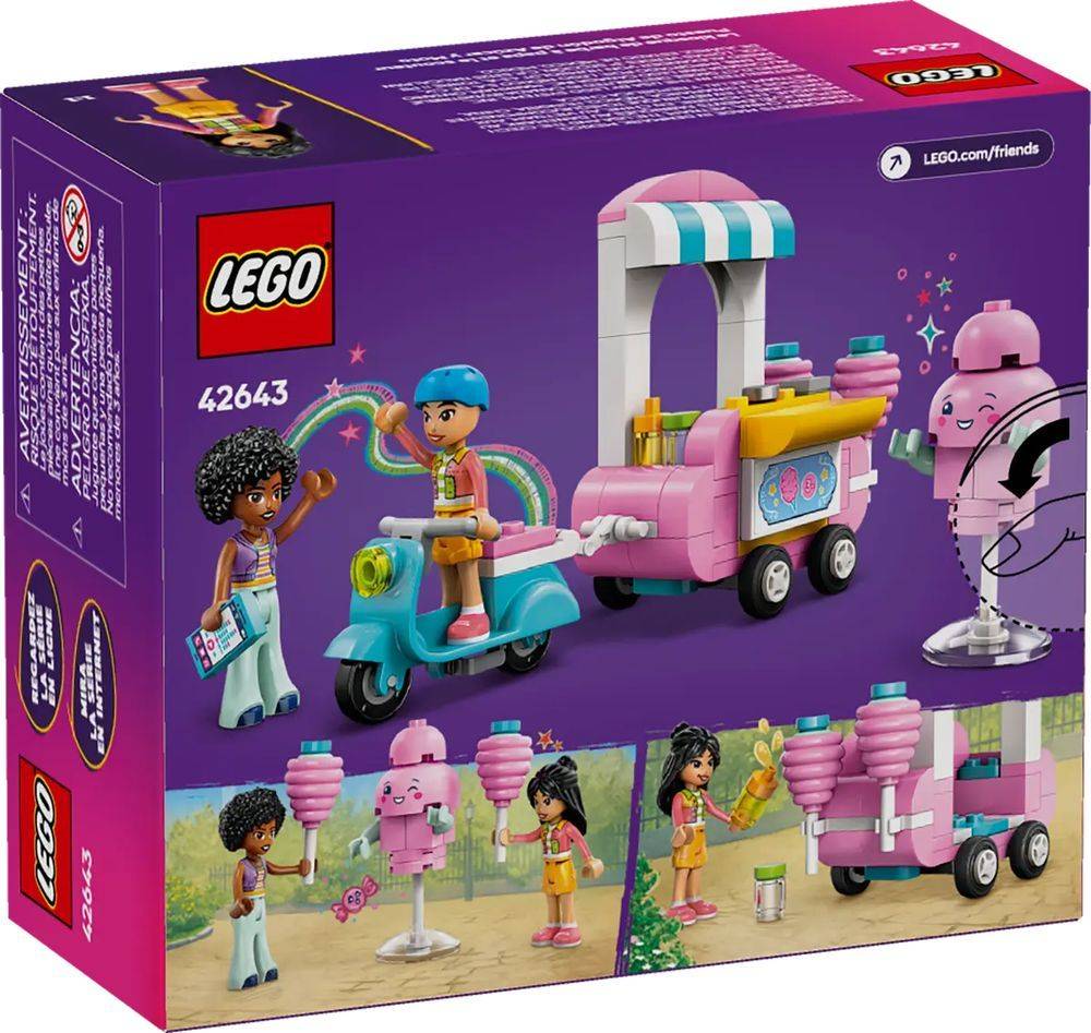 LEGO COTTON CANDY STAND AND SCOOTER (42643)