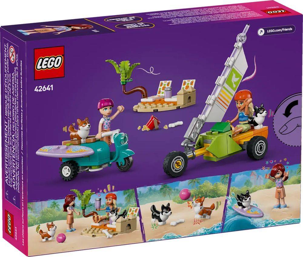 LEGO SURFING DOGS AND SCOOTER ADVENTURE (42641) LEGO