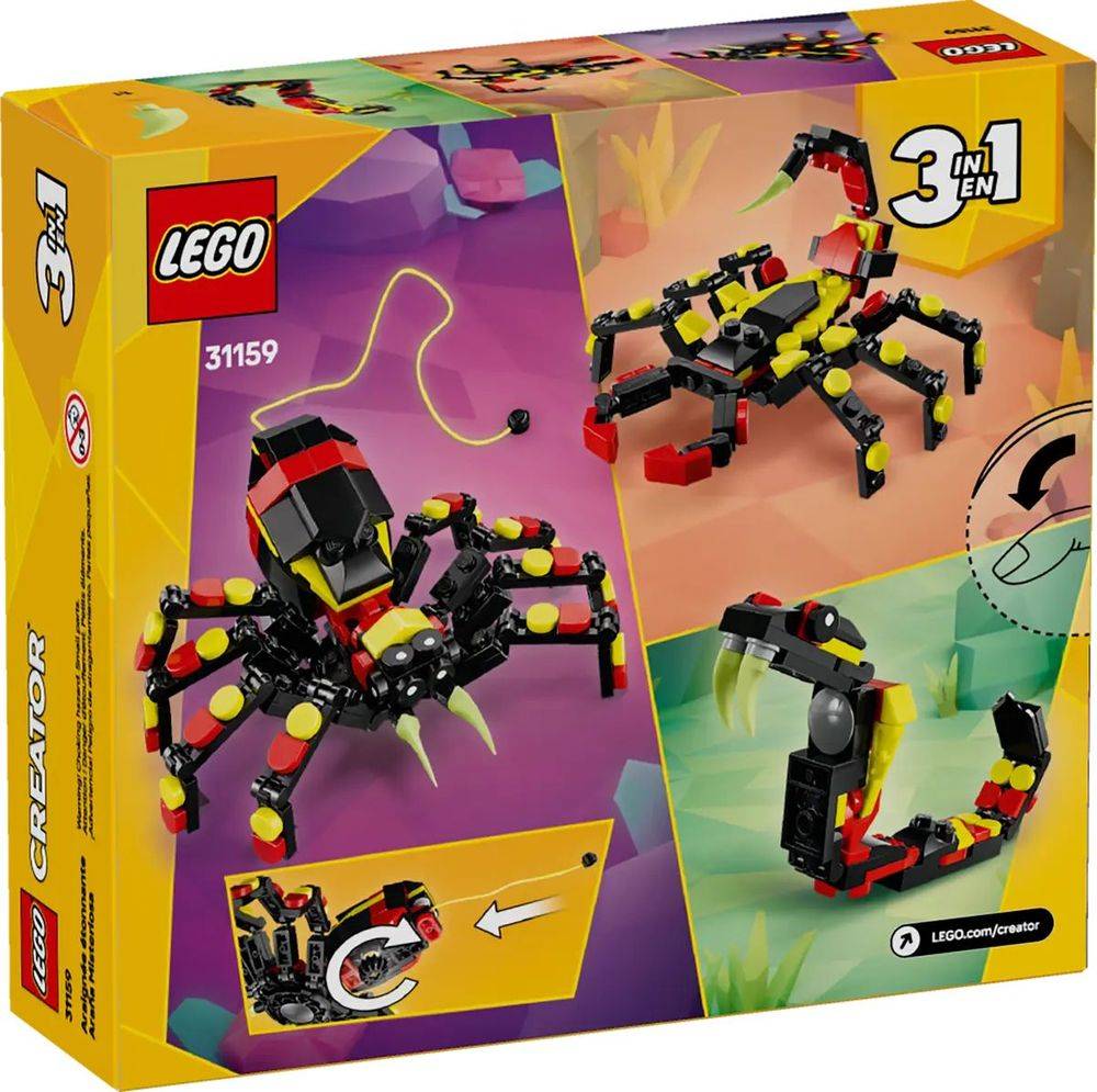 LEGO LEGO WILD ANIMALS: SURPRISING SPIDER (31159)