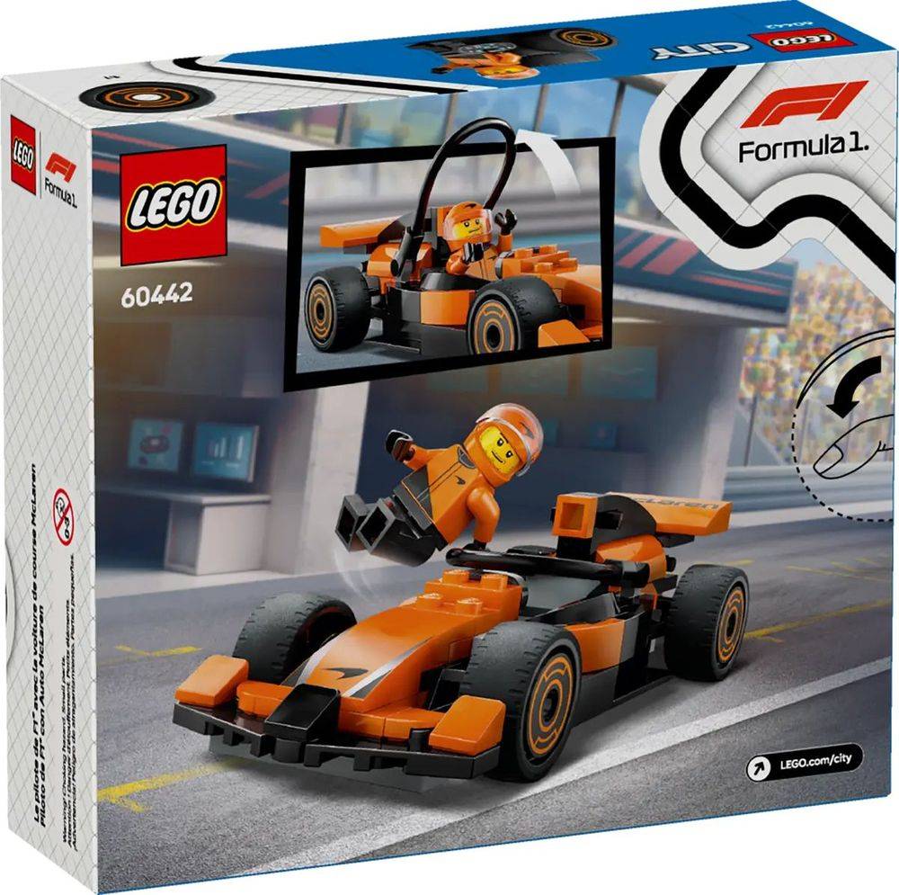 LEGO F1 DRIVER WITH MCLAREN RACE CAR (60442) LEGO