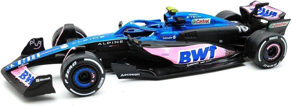 ΟΧΗΜΑ FORMULA 1 BBURAGO BWT ALPINE A523 2023 ΜΕΤΑΛΛΙΚΟ ΑΝΤΙΓΡΑΦΟ 1:43 (18-38072)