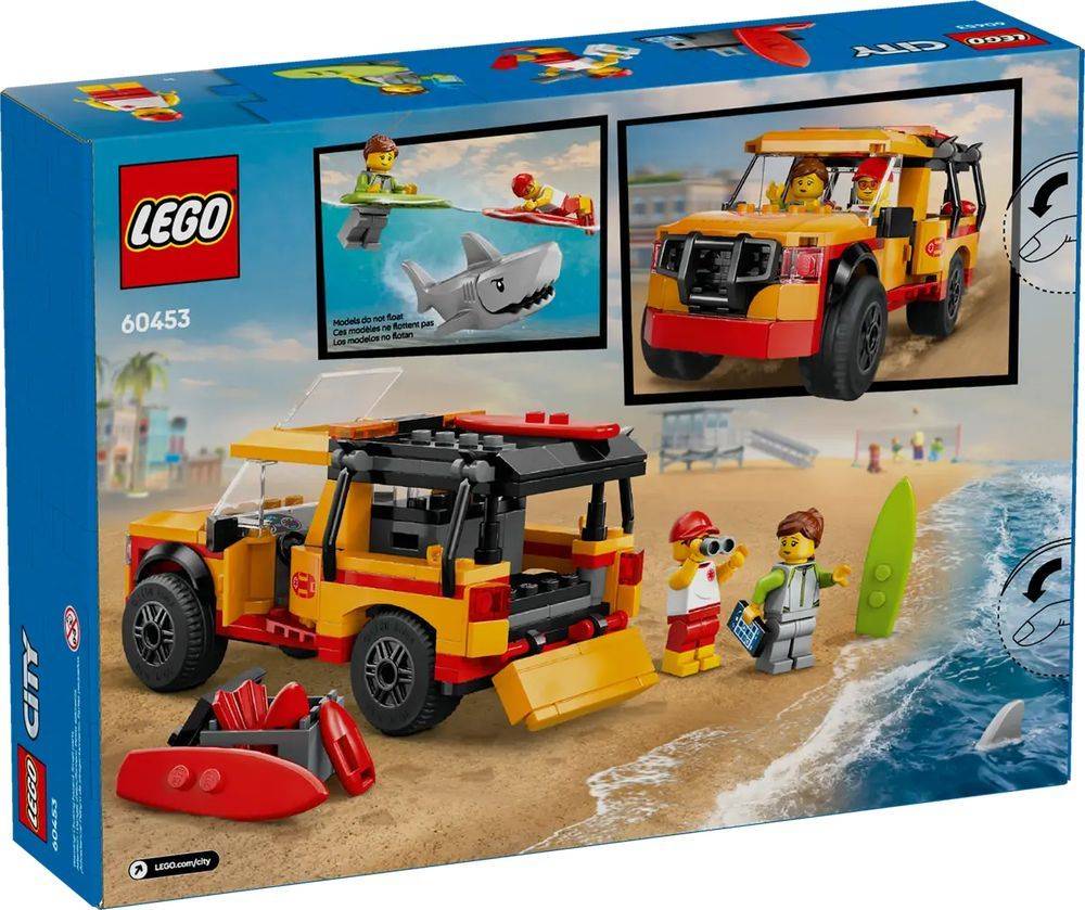 LEGO LIFEGUARD BEACH RESCUE TRUCK (60453) LEGO