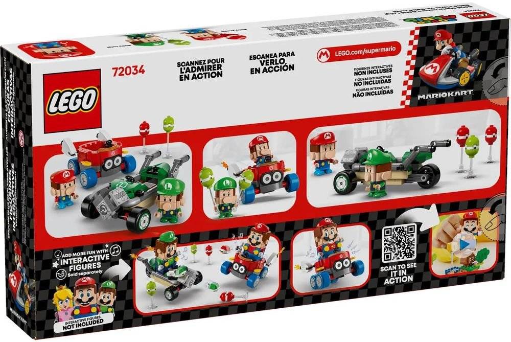 LEGO LEGO MARIO KART  BABY MARIO VS. BABY LUIGI (72034)