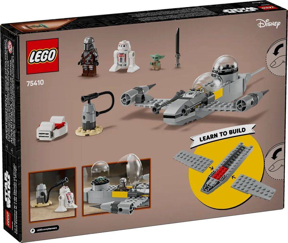 LEGO MANDO AND GROGU'S N-1 STARFIGHTER (75410) LEGO