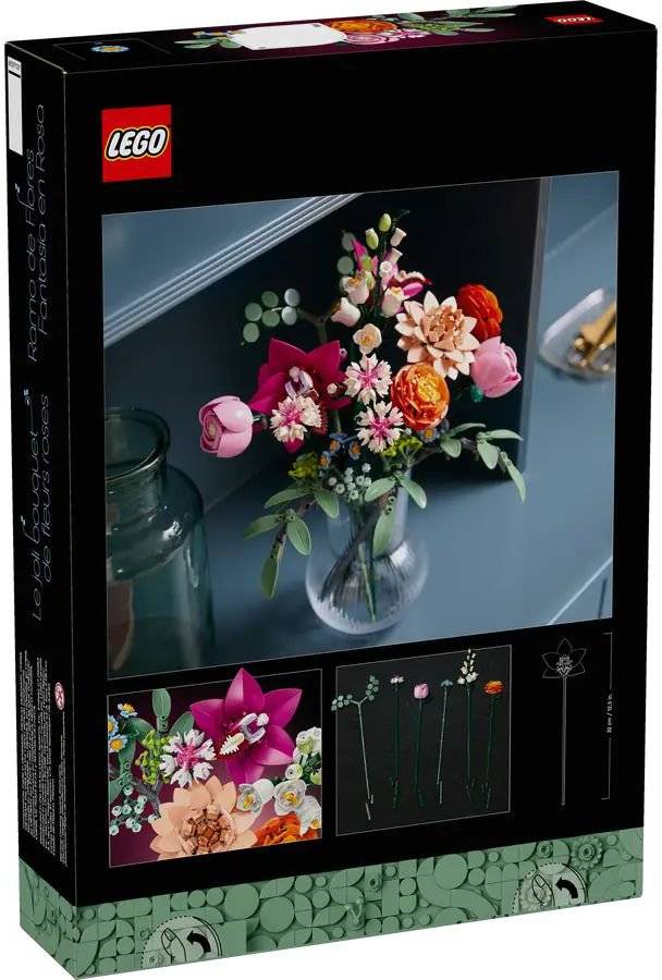 LEGO PRETTY PINK FLOWER BOUQUET (10342)