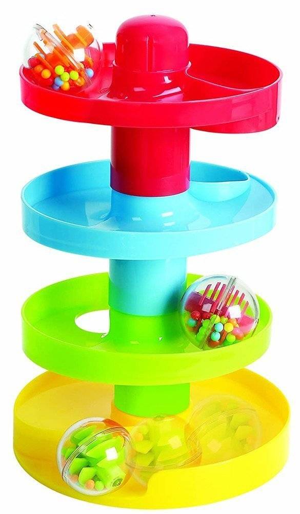 ΠΥΡΓΟΣ ΜΕ ΚΥΛΙΟΜΕΝΕΣ ΜΠΑΛΕΣ PLAYGO BUSY BALL TOWER (1756) PLAYGO