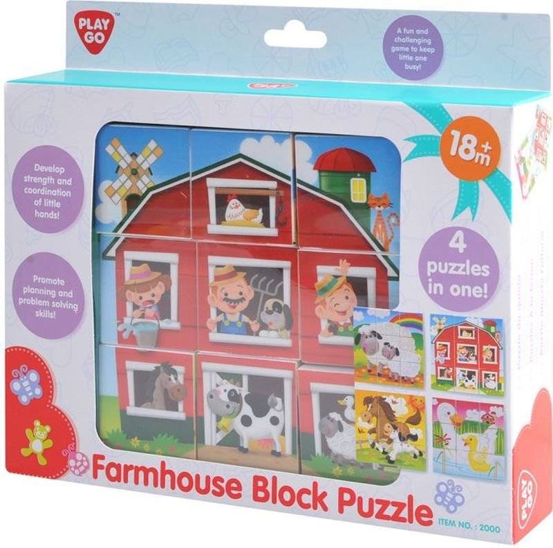 ΠΑΖΛ PLAYGO ΚΥΒΟΙ ΦΑΡΜΑ 9 ΤΜΧ (2000) PLAYGO