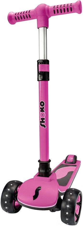 ΠΑΙΔΙΚΟ ΠΑΤΙΝΙ SHOKO X-SPEED ΜΕ 3 ΡΟΔΕΣ ΣΕ ΡΟΖ (4+ ΧΡΟΝΩΝ) SHOKO