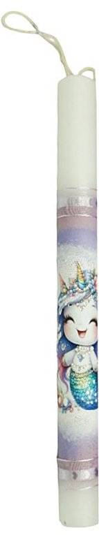 ΠΑΣΧΑΛΙΝΗ ΛΑΜΠΑΔΑ ΓΟΡΓΟΝΑΚΙ ΜΟΝΟΚΕΡΟΣ ΜΕ ΞΥΛΙΝΟ ΚΟΥΤΙ