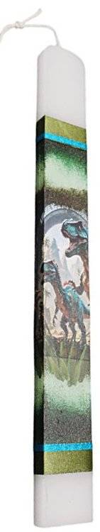 ΠΑΣΧΑΛΙΝΗ ΛΑΜΠΑΔΑ ΔΕΙΝΟΣΑΥΡΟΣ ΜΕ ΞΥΛΙΝΟ ΚΟΥΤΙ